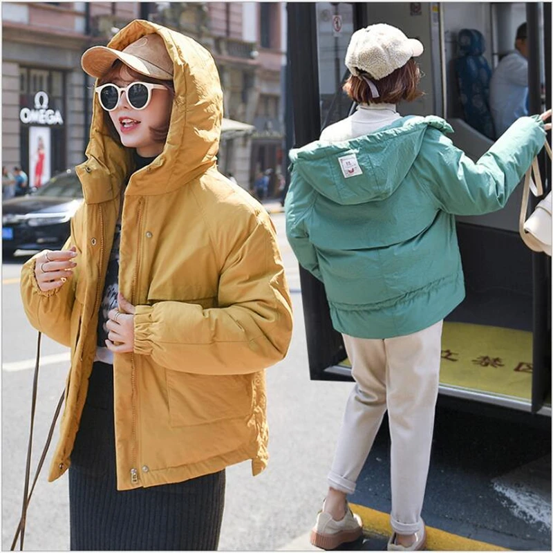 Зимняя женская куртка 2019 зимняя одежда стеганая Женская осенне свободная