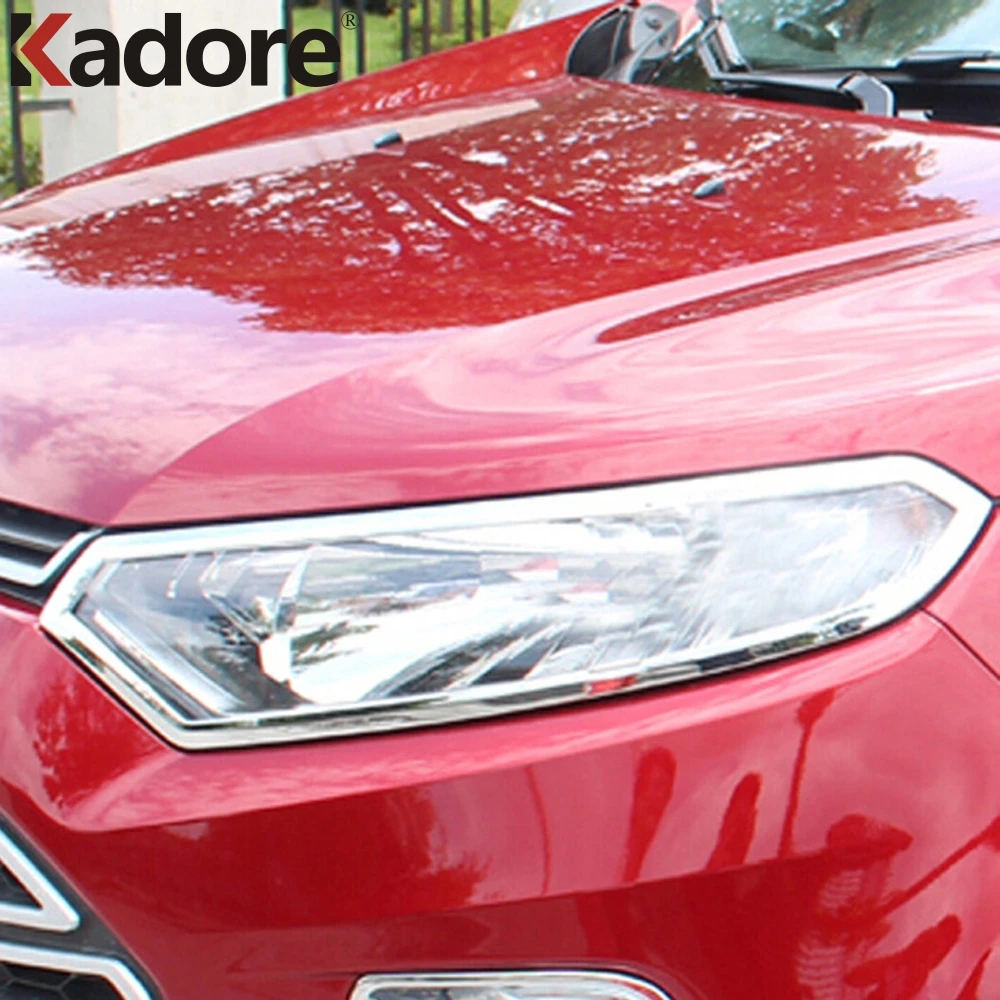 Для Ford Ecosport 2013 2014 2015 2016 АБС хромированная Защитная панель для переднего головной