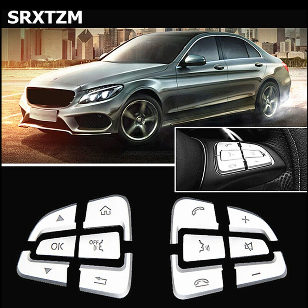 

Декоративные Чехлы на кнопки рулевого колеса для Mercedes Benz W205
