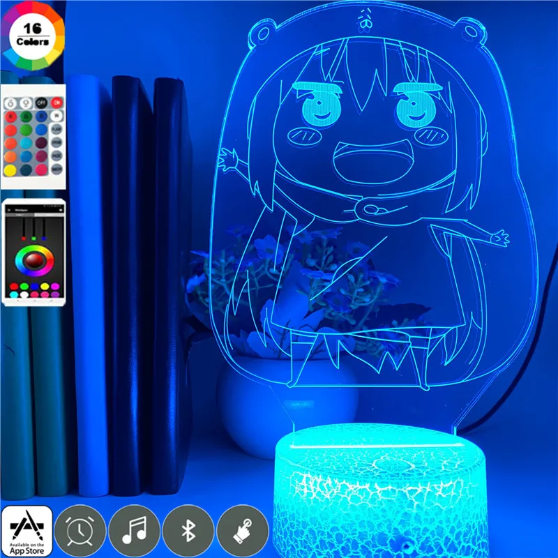 Милый Himouto! Аниме-фигурка Умару-Чан светильник USB Touch ensor светодиодный