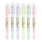 6 шт., косметическое средство, перспектива бурения Карамельный цвет маркер канцелярские принадлежности для студентов 6 шт. маркеры