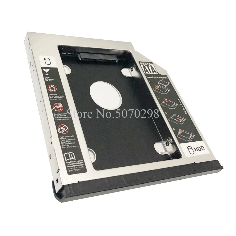 Bezel Front Cover Faceplate + Bracket 2nd SATA 3.0 2.5" Hard Drive HDD SSD Optical Caddy for Lenovo Thinkpad L430 L530 | Компьютеры и