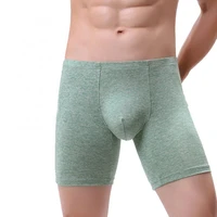 men breathable boxers panties shorts u convex elastic solid color underpant