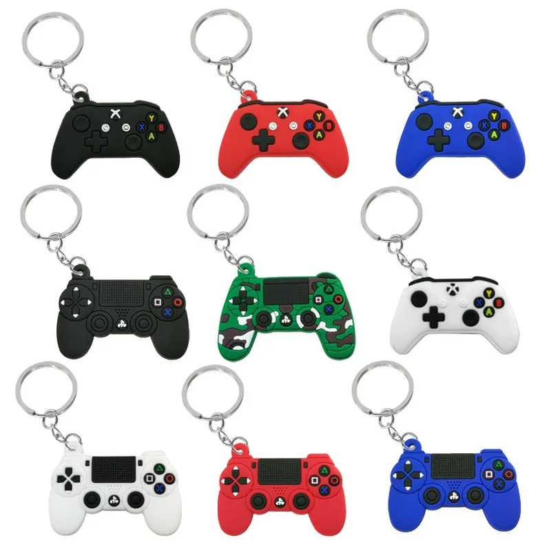 1 шт. игра PVC машина брелок и милый джойстика цепочка для ключей PS4 игровая консоль