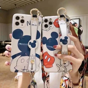 disney cartoon mickey mouse anime cute 3d phone case for iphone 11 12 pro mini xr xs max 8 7 plus se 2020 luxury free global shipping