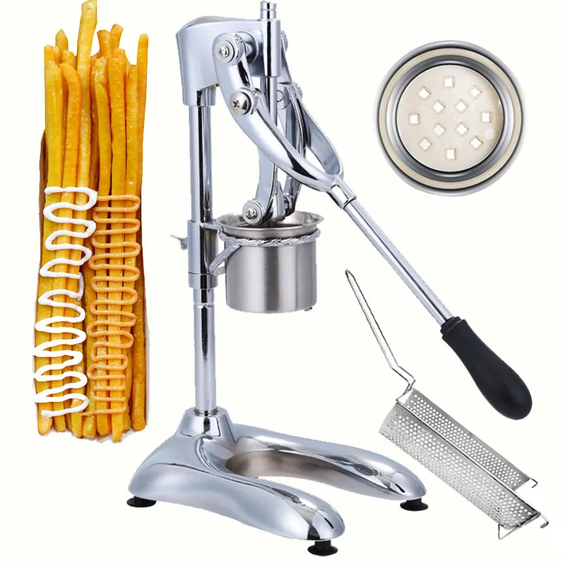 Коммерческая ручная Супер длинная Фриза фритюрница экструзионное оборудование