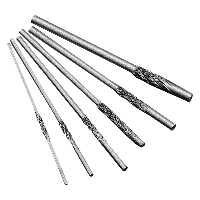 6 шт. стальных сверл бусин и полированный вал вольфрамовые стальные шлифовальные