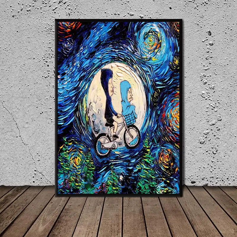 

Canvas Print Wall Art Painting Art Picture Beavis and Buthead Art for Living Room Home Decor