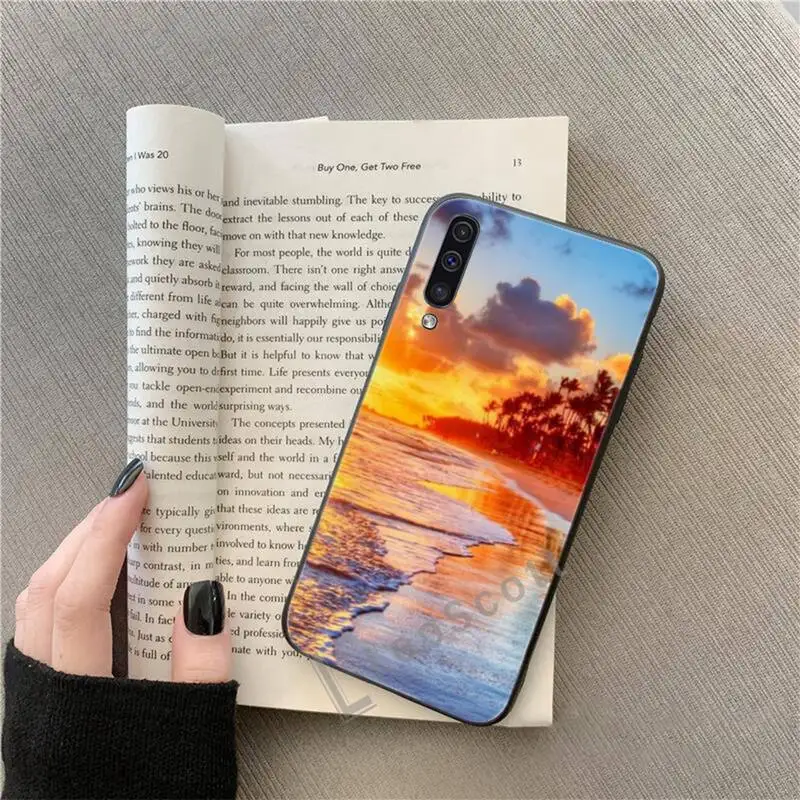 

Sunset view of Bali Phone Case For Samsung A40 A31 A50 A51 A71 A20E A20S S8 S9 S10 S20 Plus note 20 ultra