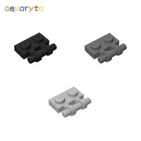aquaryta 50pcs plate special 1 x 2 side handle for building blocks parts compatible with 2540 educational toys for children