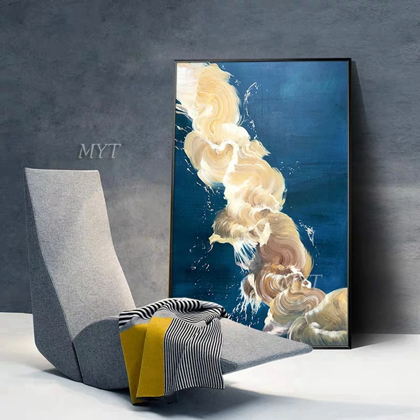 

100% Handpainted Landscape Abstract Oil Paintings On Canvas Modern Wedding Decor Wall Pictures Home Decoration Unframed Painting