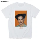 Мужская и женская футболка с коротким рукавом, круглым вырезом и принтом