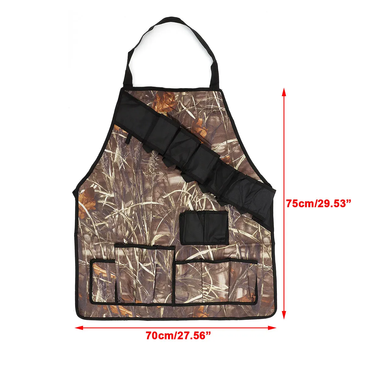 

Camouflage Outdoor Barbecue Picnic Apron Multifunction Waterproof BBQ Grill Beer Condiment Holder multi-pockets Utensil Set