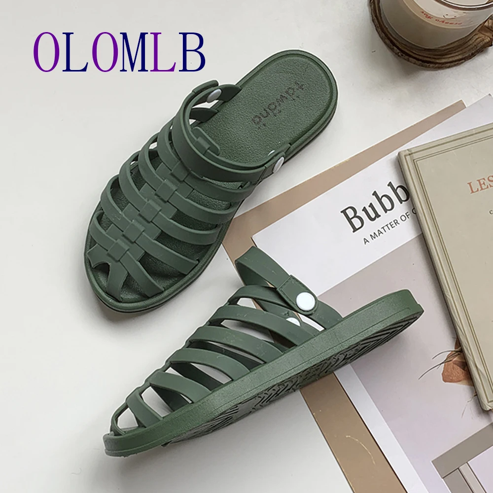 Женские кожаные сандалии в винтажном стиле сезон лето повседневные женские