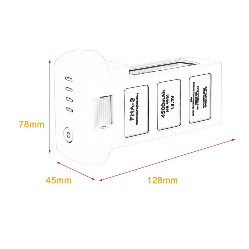 

Wholesale 4500mAh 15.2V 4S Intelligent Flight LiPo Battery for DJI Phantom 3 SE Professional Advanced Standard RC Drone