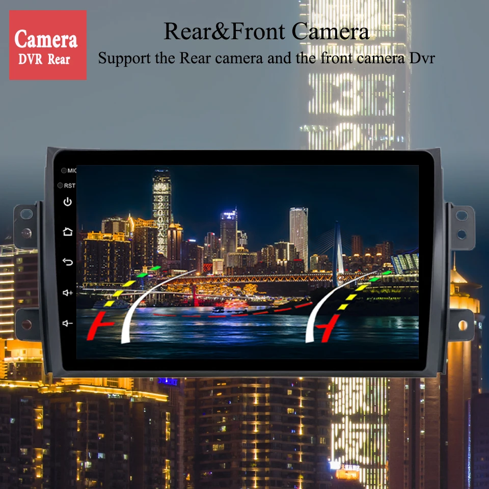 Автомобильный DVD-проигрыватель на Android 10 0 для Suzuki SX4 2007-2013 с GPS 4G WIFI GPS-навигация