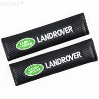 carbon fiber car seat belt cover shoulder protector for land rover range rover discovery 4 freelander 2 evoque decor accessories