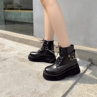 platform boots cowboy demonia boots botas militares mujer winter punk shoes thick bottom motorcycle boots comfort shoes ljb215 1