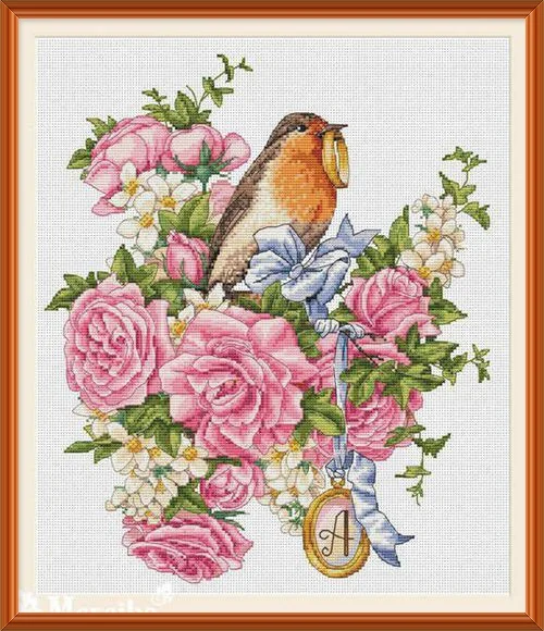 

HH Gold Collection Counted Cross Stitch Kit Cross stitch RS cotton with cross stitch Merejka K-27