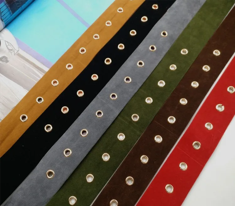 Женский длинный бархатный ремень черный декоративный пояс с узлом и пряжкой |