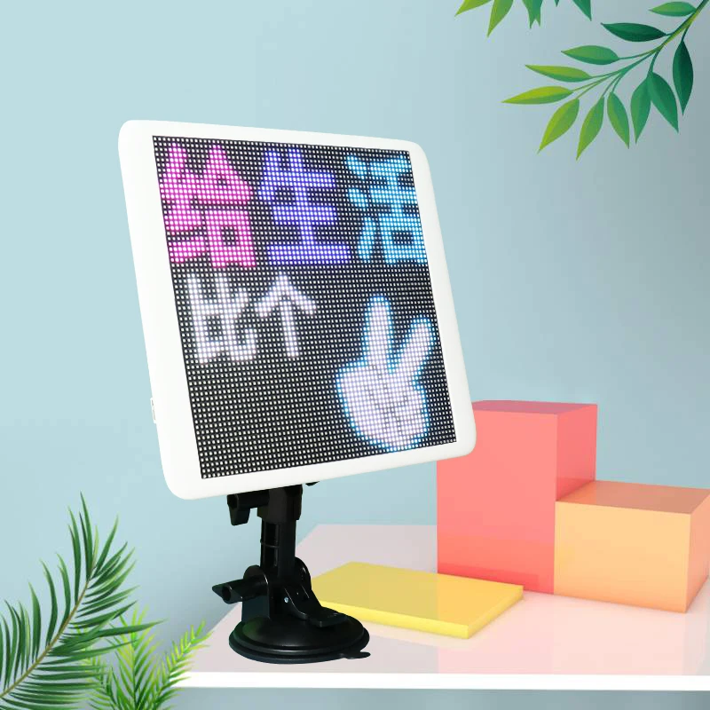 

Полноцветный Автомобильный светодиодный дисплей с дистанционным управлением по Bluetooth, вывеска, улыбающееся лицо, автомобильные окна, Светодиодные сообщения, анимация, вывеска на экран