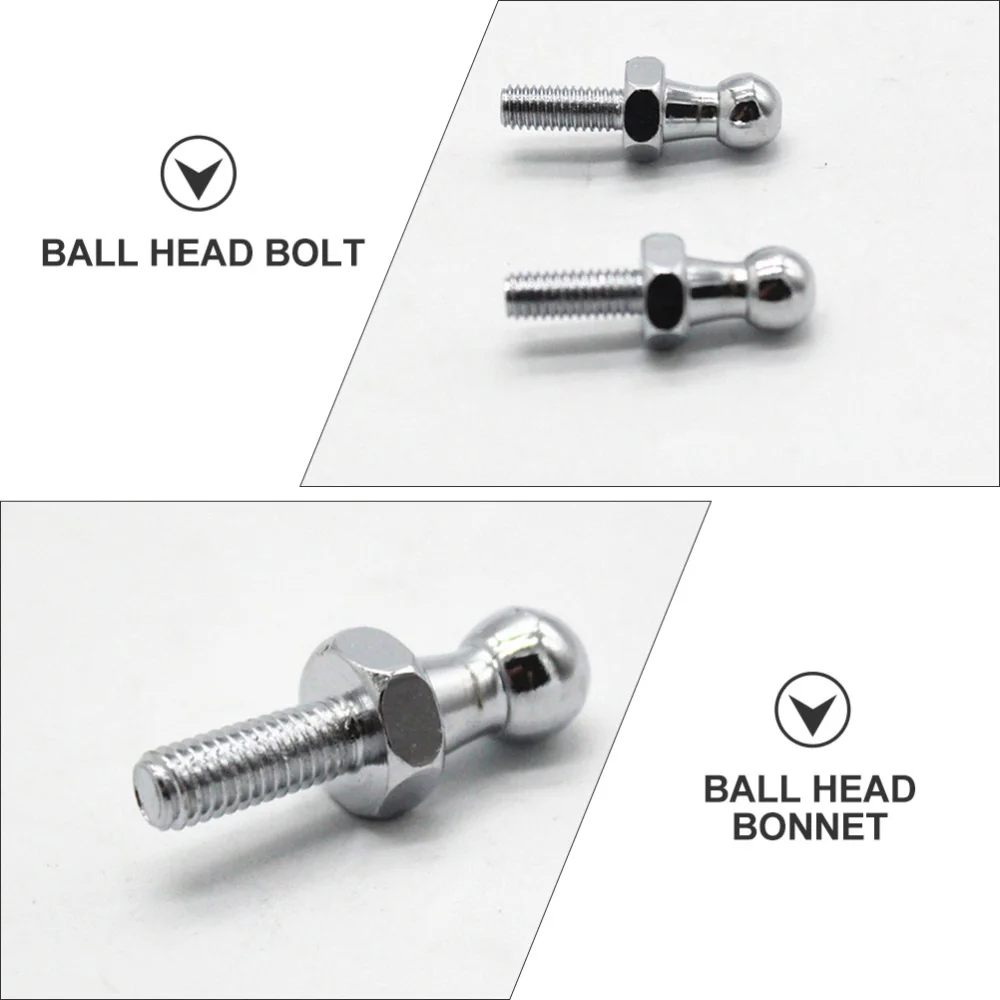

2pcs Practical Head Bonnets Durable Car Thread Bolts Head Bolts