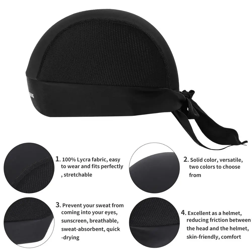 Женская велосипедная шапка Быстросохнущий дышащий головной платок бандана