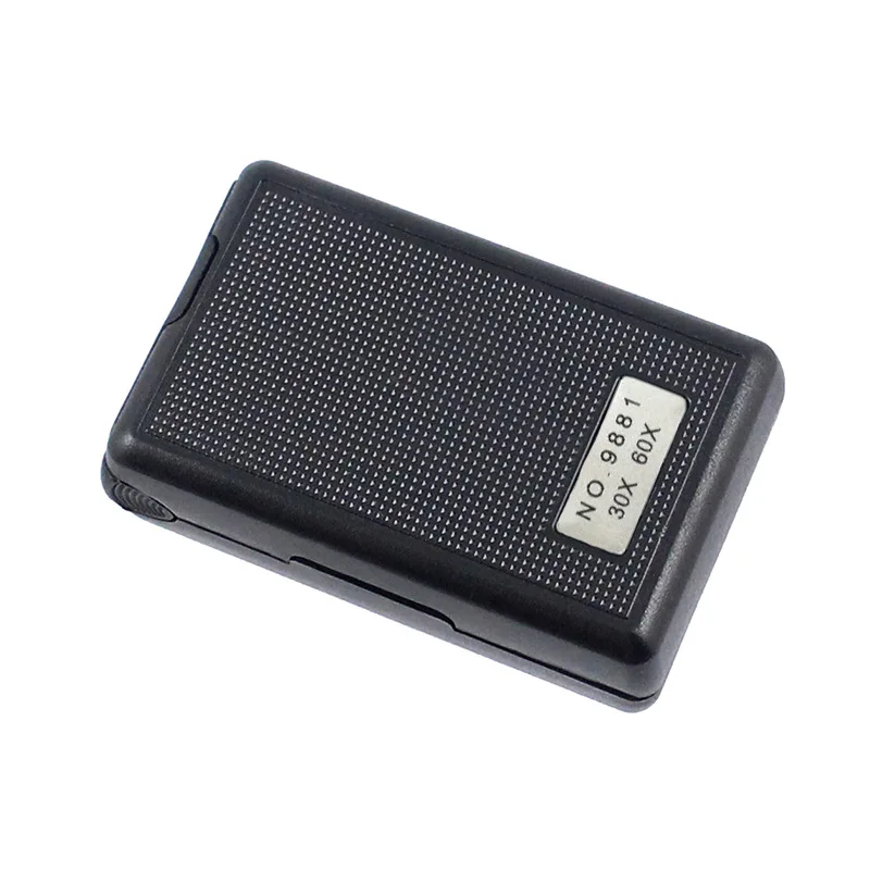 Увеличительное стекло для ювелирных изделий с подсветкой лупа со светодиодной и