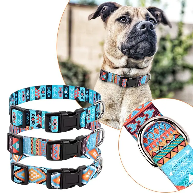 

Dog Leash Nylon Dog Collar Set Soft Dogs Collars Dog Harness With Safety Buckle For Small Chiens Medium Large Dog Accessories