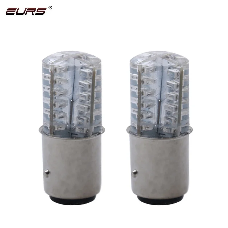 Светодиодные Автомобильные сигнальные лампы EURS led 1156 p21w ba15s 1157 с силикагелем 48 smd