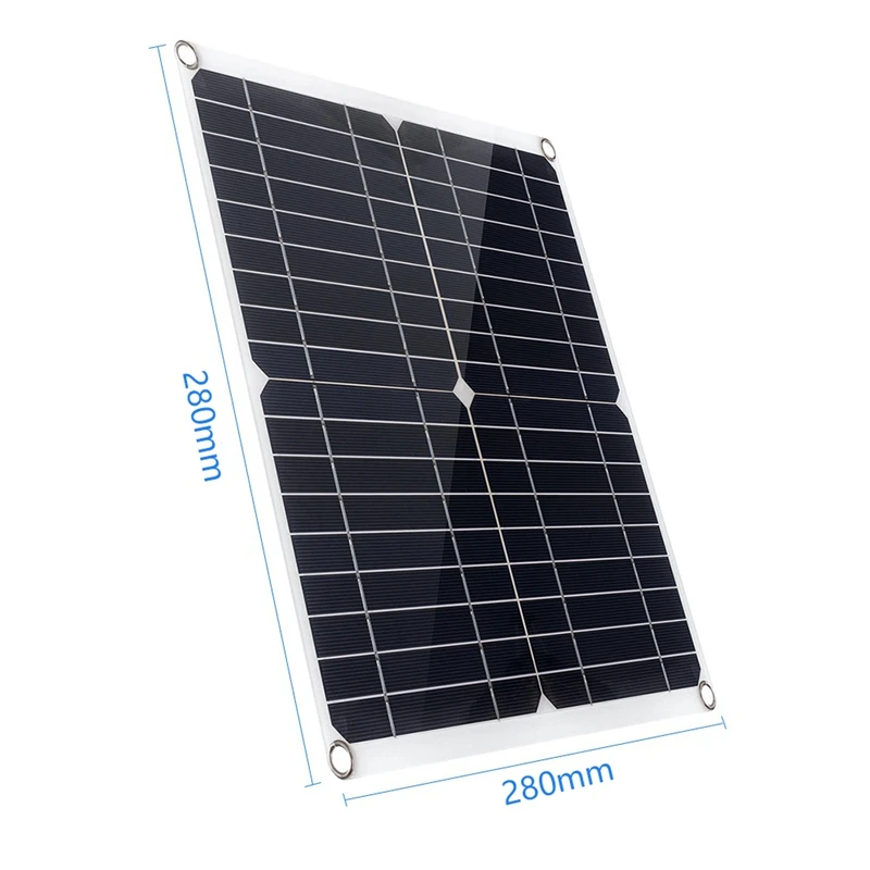 NEW 12W 18V Панели солнечные Гибкий двойной USB Выход автомобиля и лодка Зарядное