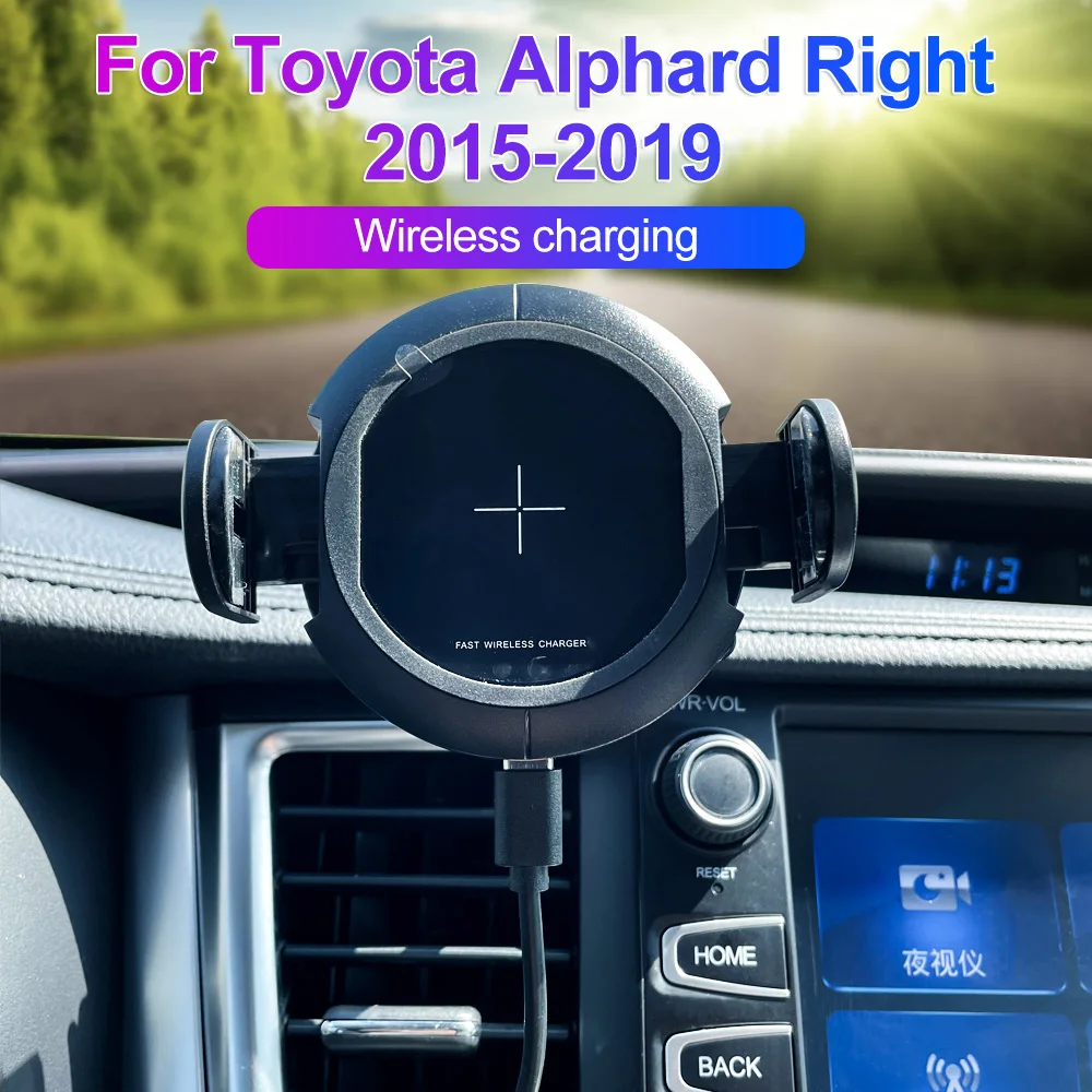 

Держатель для автомобиля Toyota Alphard, правый водитель 2015-2019, специальный кронштейн для навигации, Стайлинг автомобиля