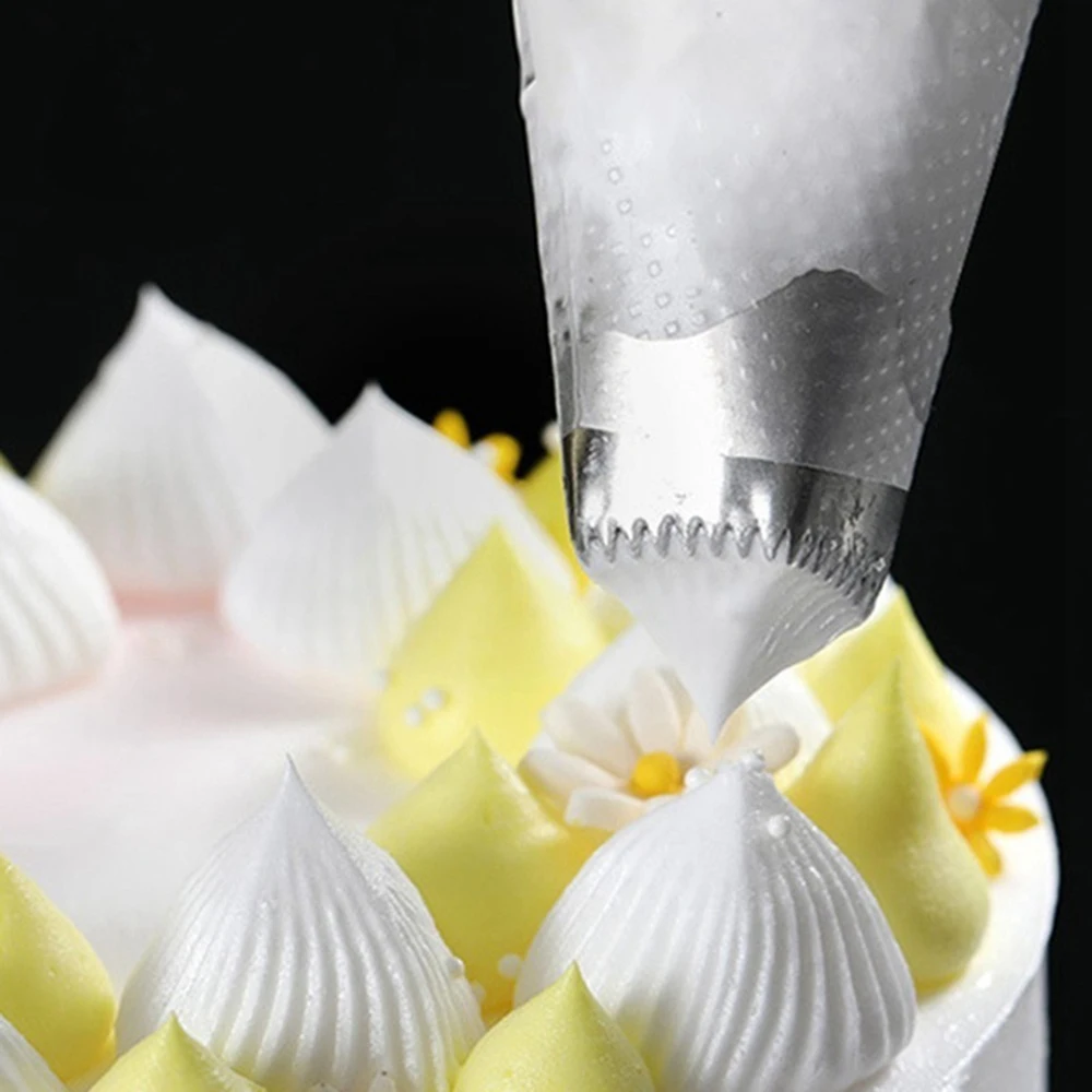 

2pcs Stainless Steel Nozzle Icing Piping Nozzles Pastry Tips Cream Cake Decorating Pastry Tip Fondant Cake Tools For Baking