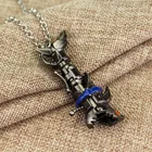 Новое ожерелье из Лиги Легенд цзинкс пушка LOL металлические кольца для подарка ювелирные изделия для автомобиля