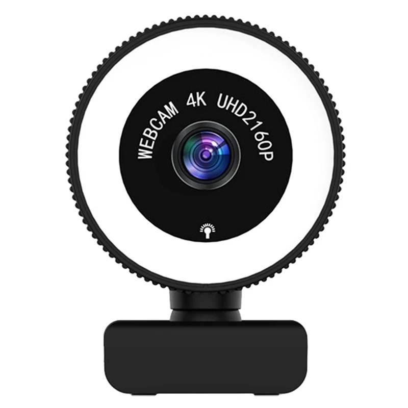 

1080P Webcam, PC Webcam with Microphone, Full HD, 1080P, 360 Rotation Free Adjustment,Computer Webcam