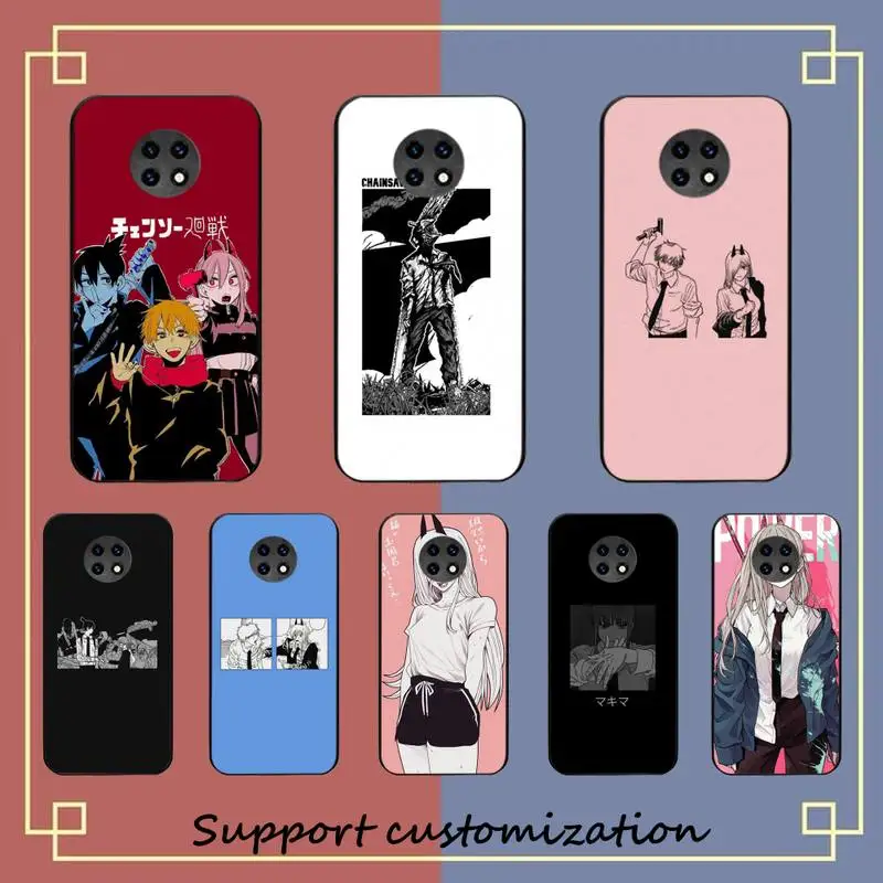 

Cartoon Anime Chainsaw Man Phone Case For Xiaomi Redmi Note 8A 7 5 Note 8pro 8T 9Pro TPU Coque for note 6pro