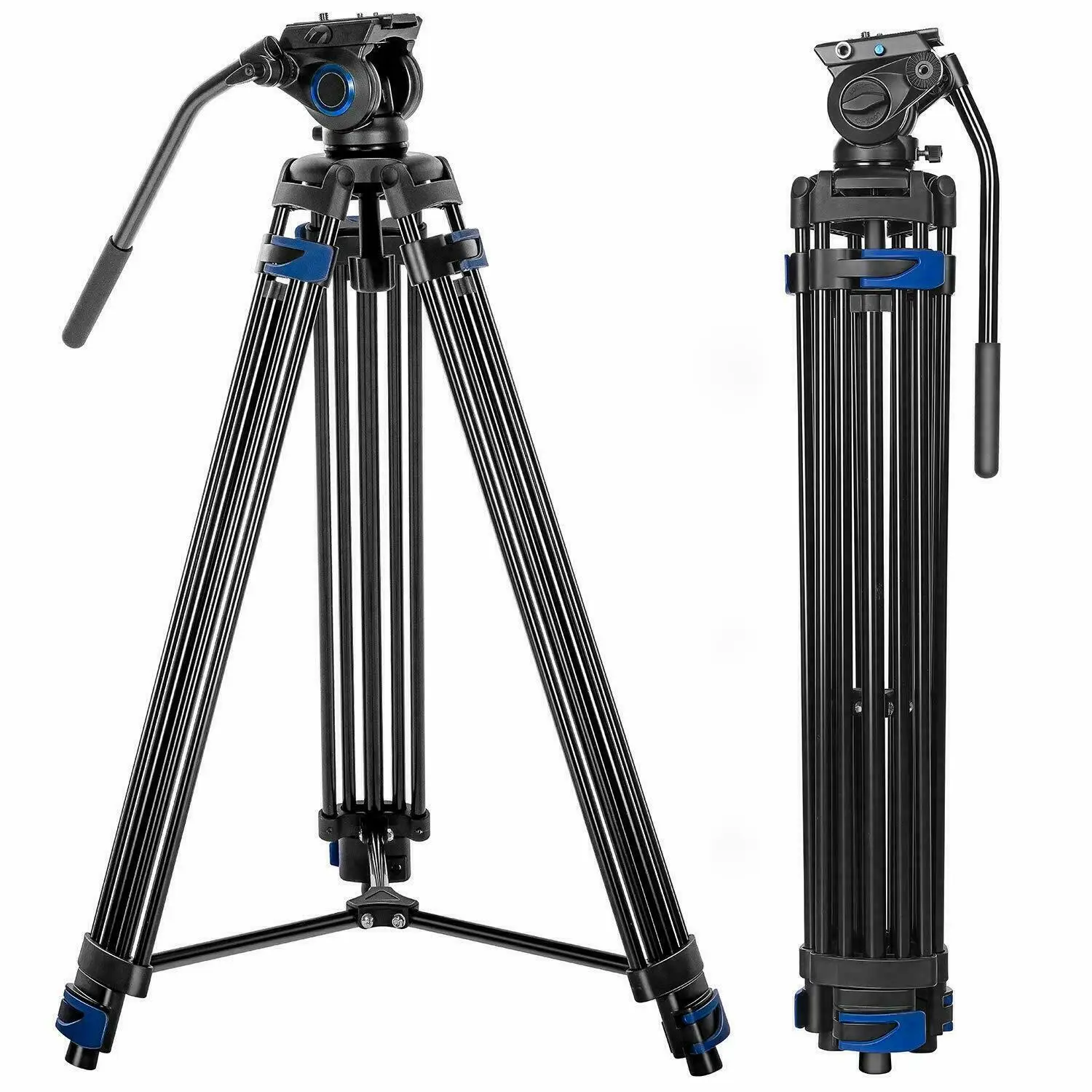 Сверхмощный 1 8 м Профессиональный штатив Fehorily FT 818 видеокамера DSLR Studio|Штативы| |