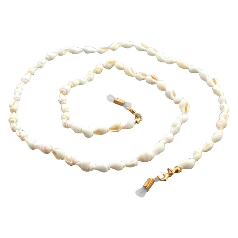

Reading Glasses Chain Shell Sunglasses Holder Neck Strap Rope Ornaments Necklace K3NF