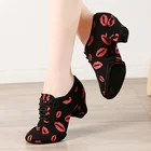 Женские кроссовки для латиноамериканских танцев, на каблуке 3 и 5 см