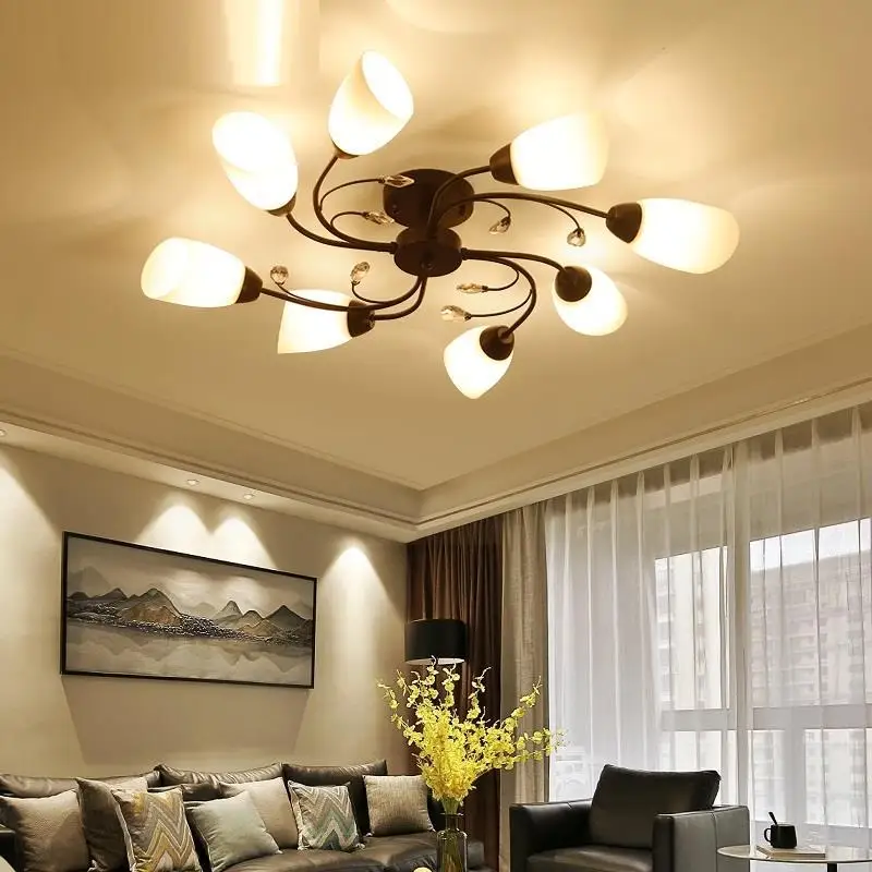 Lustre Candeeiro для гостиной лампа Lampen современный домашний светильник ing Lampara Techo Plafonnier