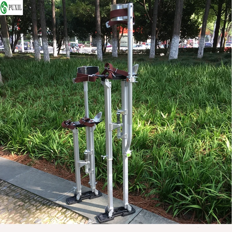 Новая регулируемая Профессиональная Алюминиевая Штукатурная лестница 24 &quot 40&quot