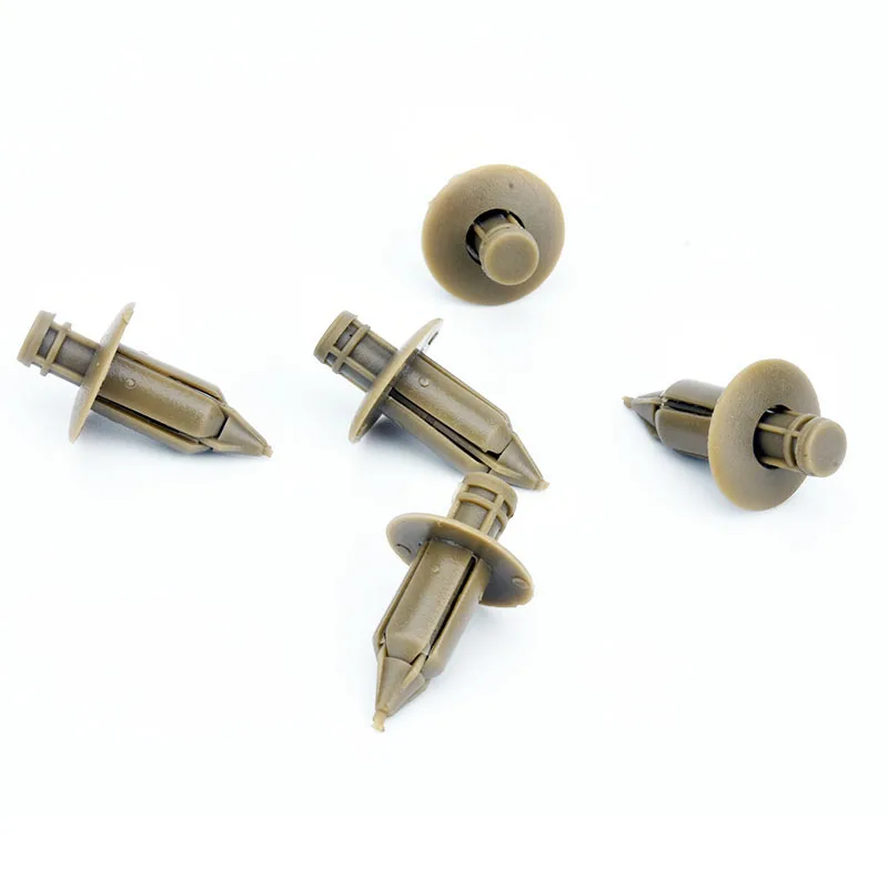 

50Pcs Auto Fastener Retainer Clips For Toyota Lexus 7mm Hole Plastic Rivet Push Engine Cover Fender Bumper Door Trim Panel Clips
