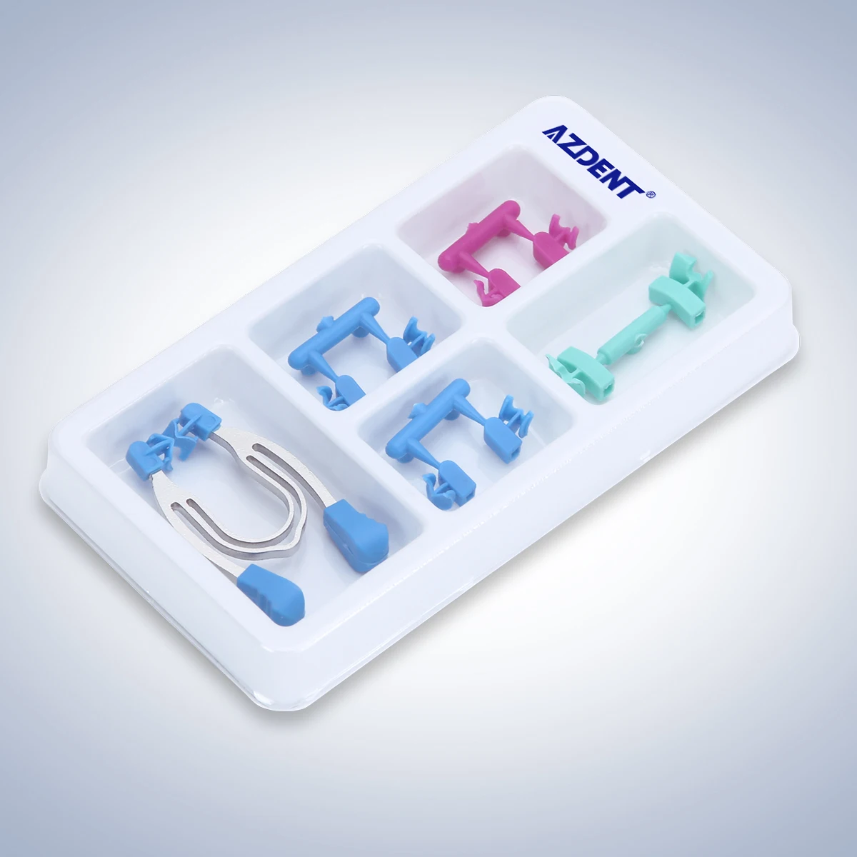 

Azdent Dental Matrix Sectional Contoured Metal Spring Clip Matrix Rings Matrices Clamps Wedges Dentist Tools Dental Instrument