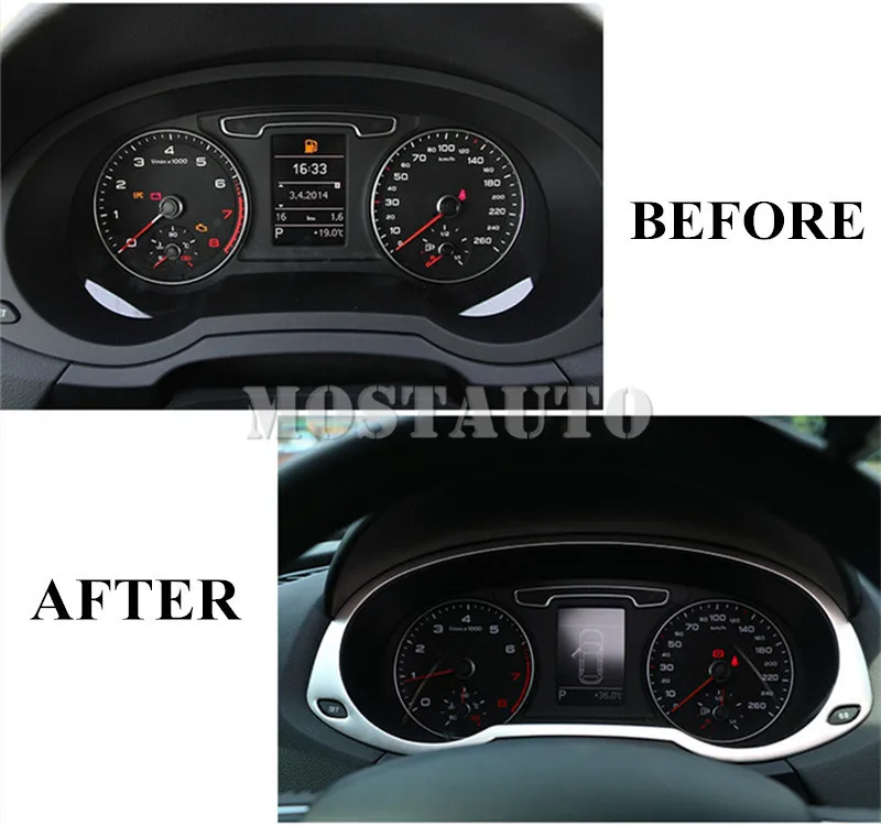 For Audi Q3 8U Interior Front Dashboard Edge Cover Trim 2012-2018 1pcs Car Accessories Decor | Автомобили и мотоциклы