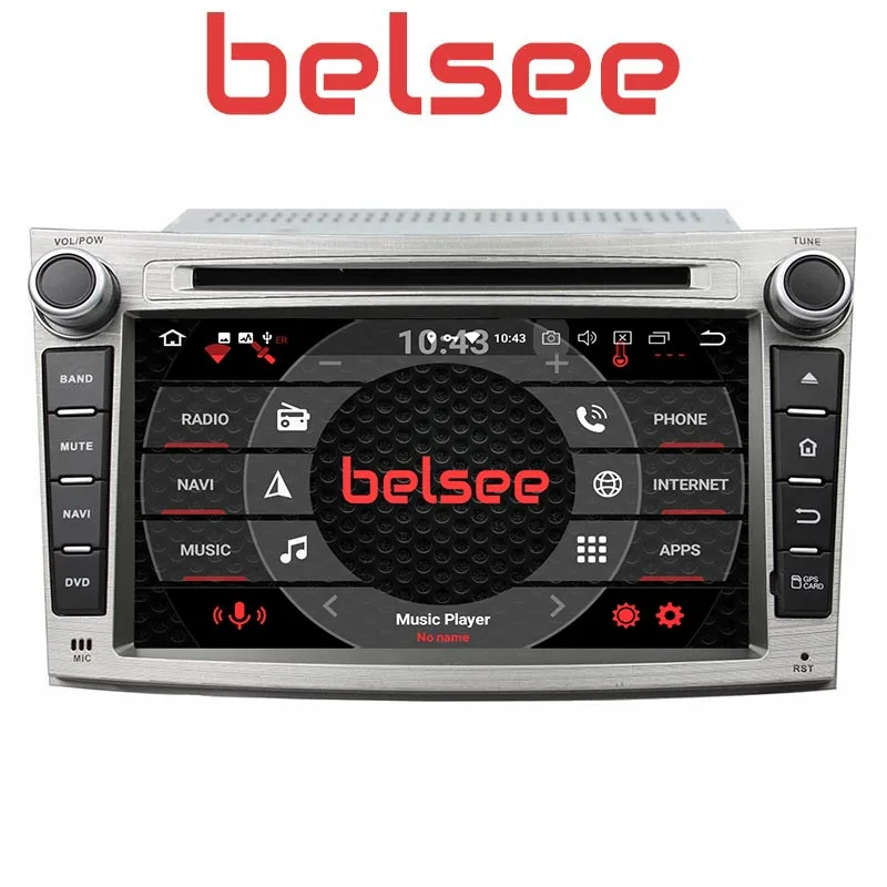 Головное устройство Belsee Восьмиядерный 4 ГБ Android 10 Стерео Радио экран