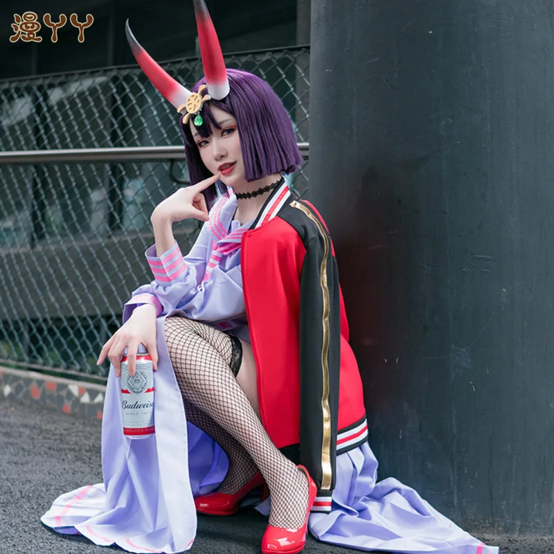 Игра Fate/Grand Order Ibaraki Doji косплей костюм Рождество для взрослых мальчиков и девочек