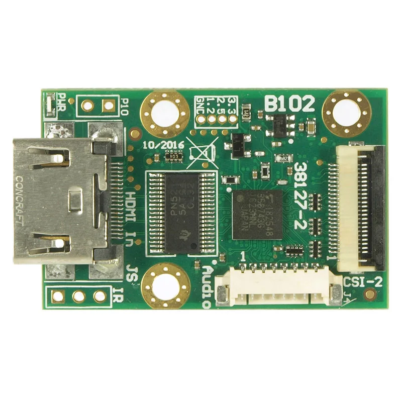 

B102 HDMI to CSI-2 interface converter for use with J120 backplane