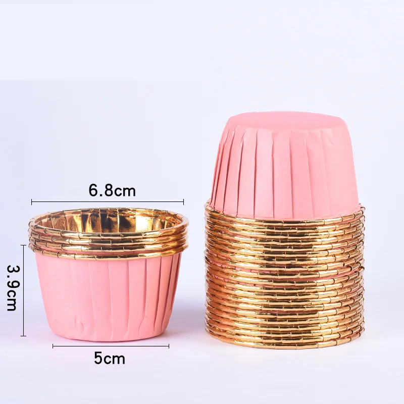 50 шт. бумажные подложки для кексов|Формы тортов| |