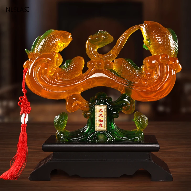 

Chinese Resin Animal Figurine Decoration Sculpture Crafts Money lucky Fortune Wealth Tabletop Ornaments Home Decor Accessory