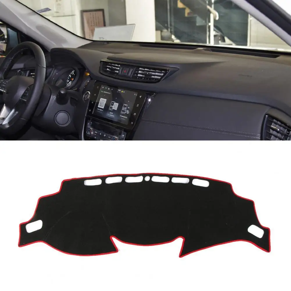 

LBWS-303 Dashboard Cover Non-slip Anti-scratch Car Instrument Panel Sunshield Pad for X-TRAIL 2014-2016 Car Accessories